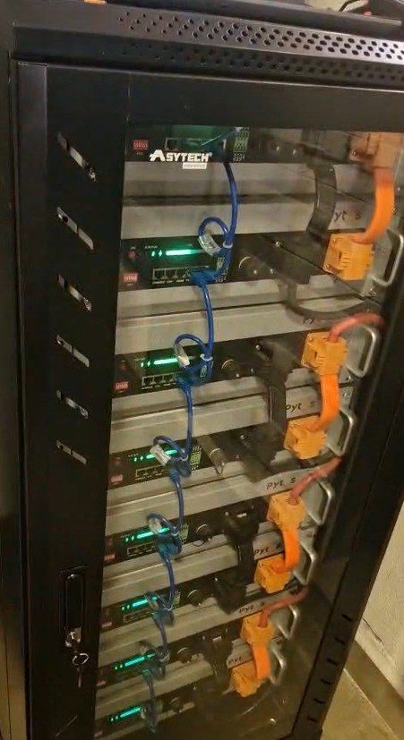 Sistem fotovoltaic trifazat Victron 30 kVA cu stocare 40 kWh Pytes – independență energetică și backup instant